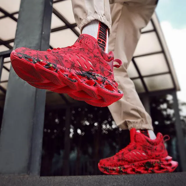 2020 Graffiti High Top Chunky Sneakers