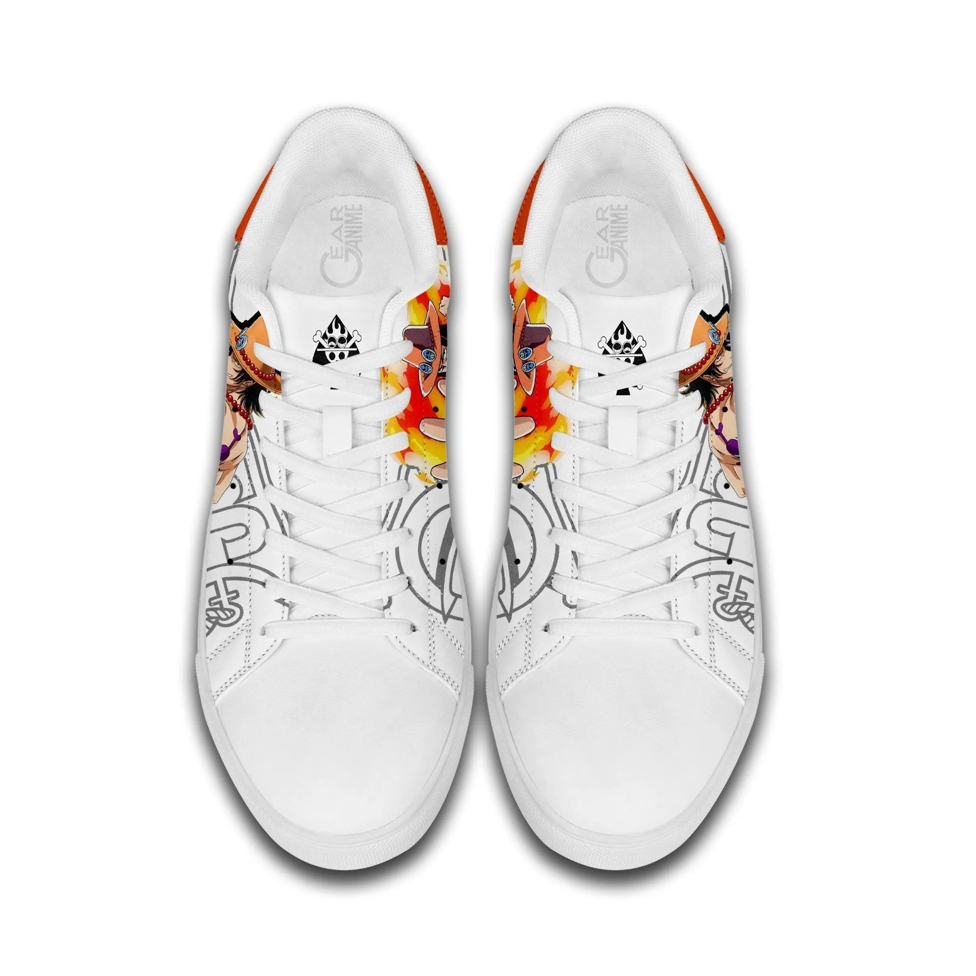 Ace Skate Sneakers Custom Anime OP Shoes