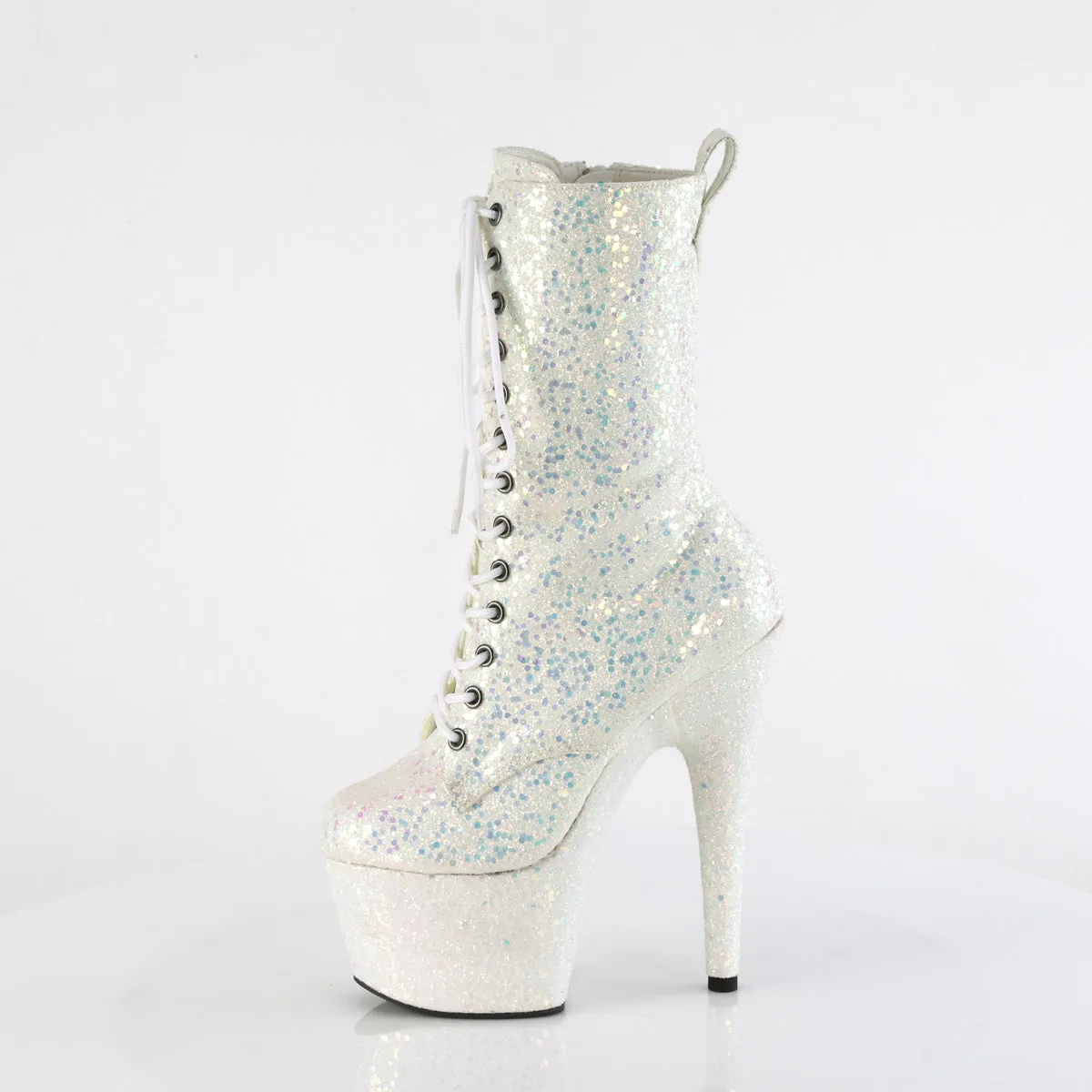 ADORE-1040IG Pleaser Opal Iridescent Glitter Sexy Platform Shoes (Pole Dancing Heels)