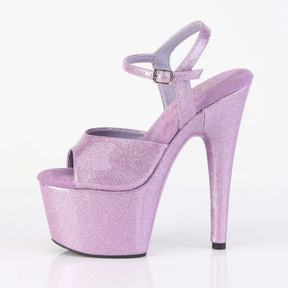 ADORE-709GP Pleaser Lilac Glitter Sexy Platform Shoes (Pole Dancing Heels)
