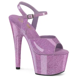 ADORE-709GP Pleaser Lilac Glitter Sexy Platform Shoes (Pole Dancing Heels)