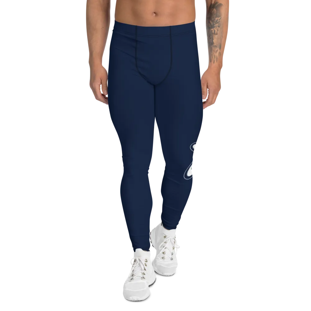 Athletic Apparatus Navy White logo V3 Men's Leggings