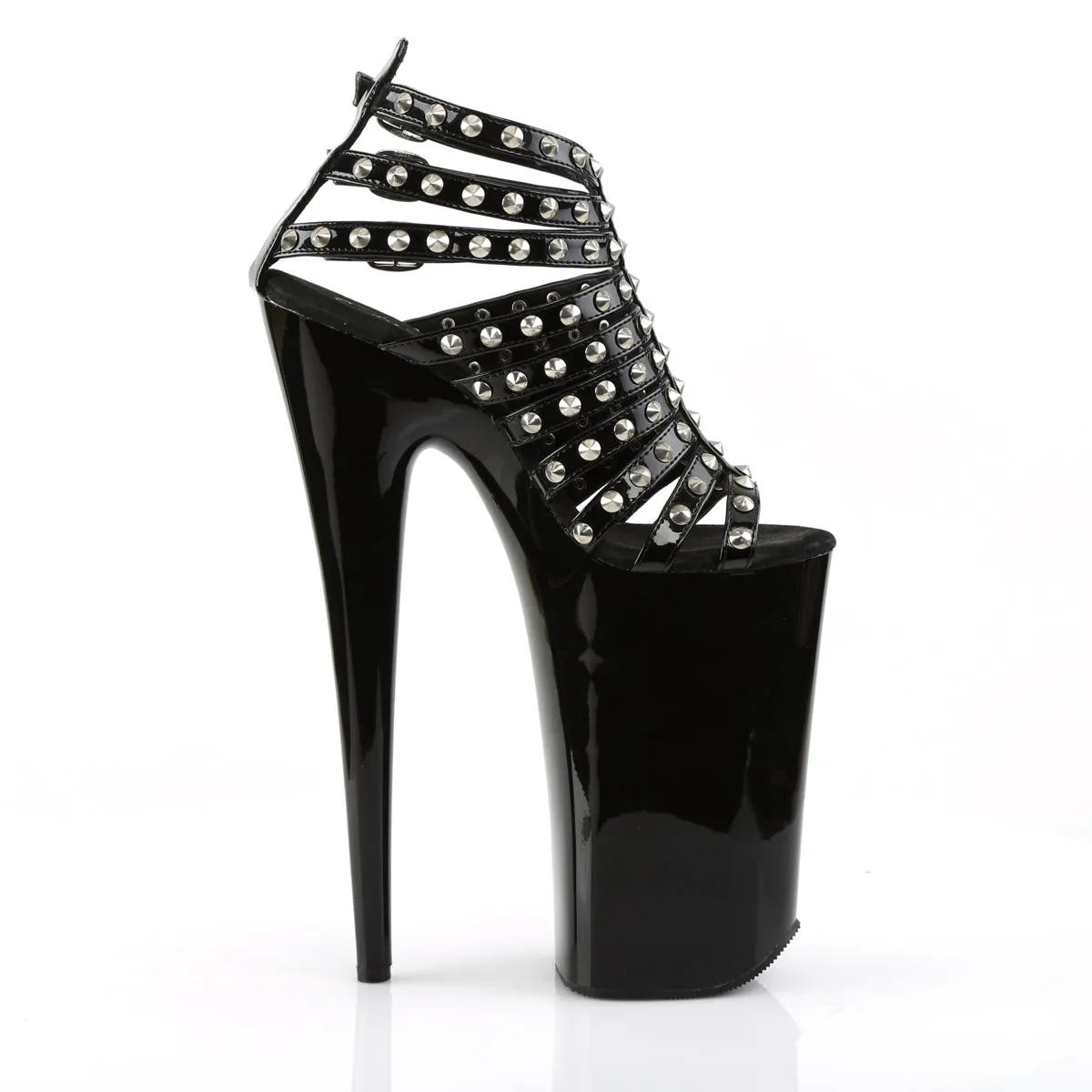 BEYOND-093 Pleaser Black Sexy Platform Shoes (Pole Dancing Heels)