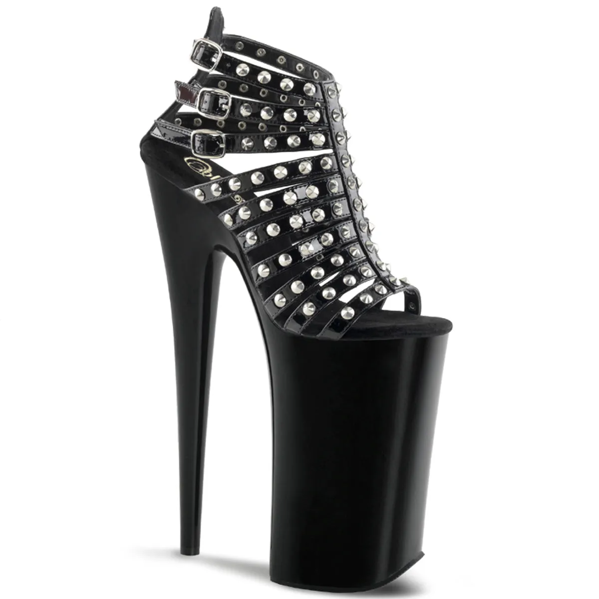 BEYOND-093 Pleaser Black Sexy Platform Shoes (Pole Dancing Heels)