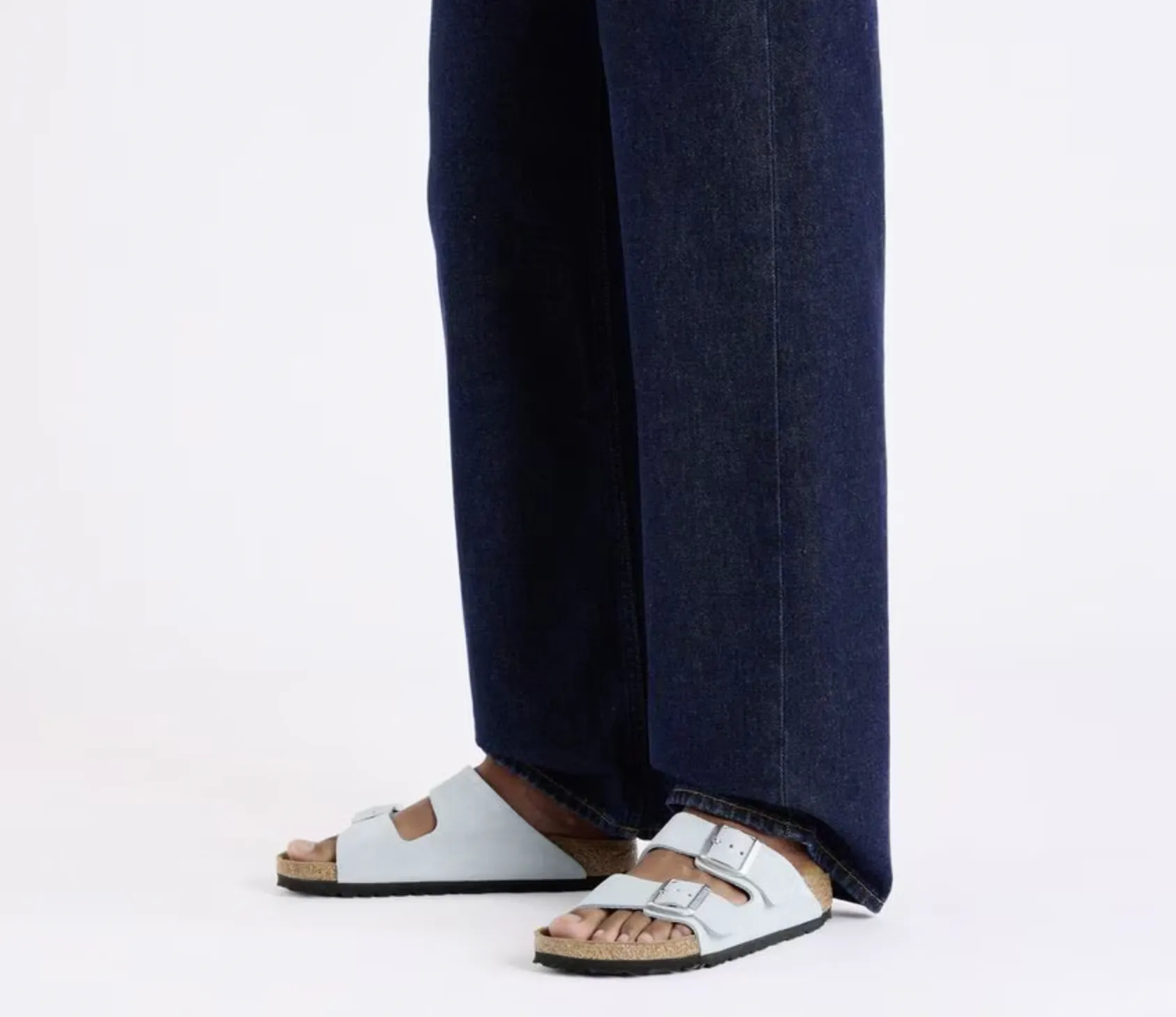 Birkenstock Arizona Suede Leather - Baby Blue
