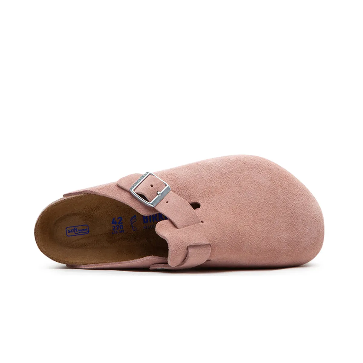 Birkenstock Unisex Boston Soft  Footbed Clogs 10232791 Pink Clay, Regular Width
