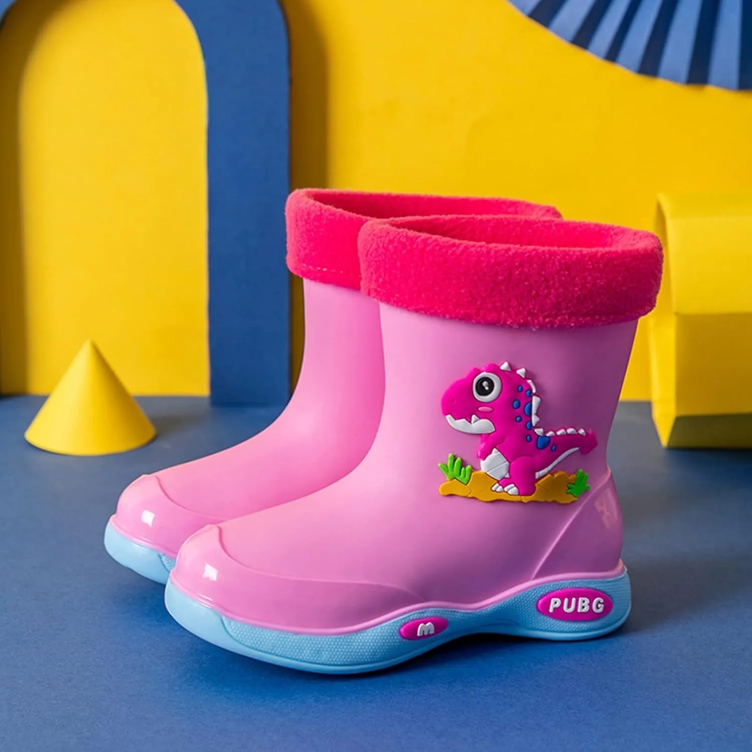 Boots Big Kids New Kids Girls Cartoon Children's Rain Boots Non Slip Children Water Shoes Classic Girl Boots