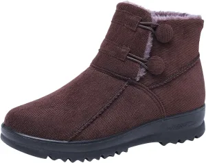 Boots Winter Snow Women's Womens Tall Snow Boots Waterproof Womens Winter Boots Size 11 Wide Width Slip Resistant Waterproof Composite Toe Work Boots Women Botas De Mujer Para El Frio Elegante
