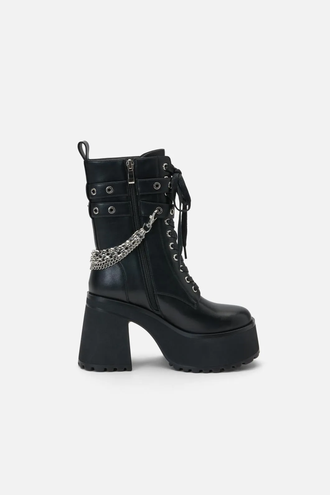 Buckle & Chain Boots