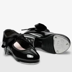 Capezio 356 | Shuffle Tap Shoes with Fastening Elastics