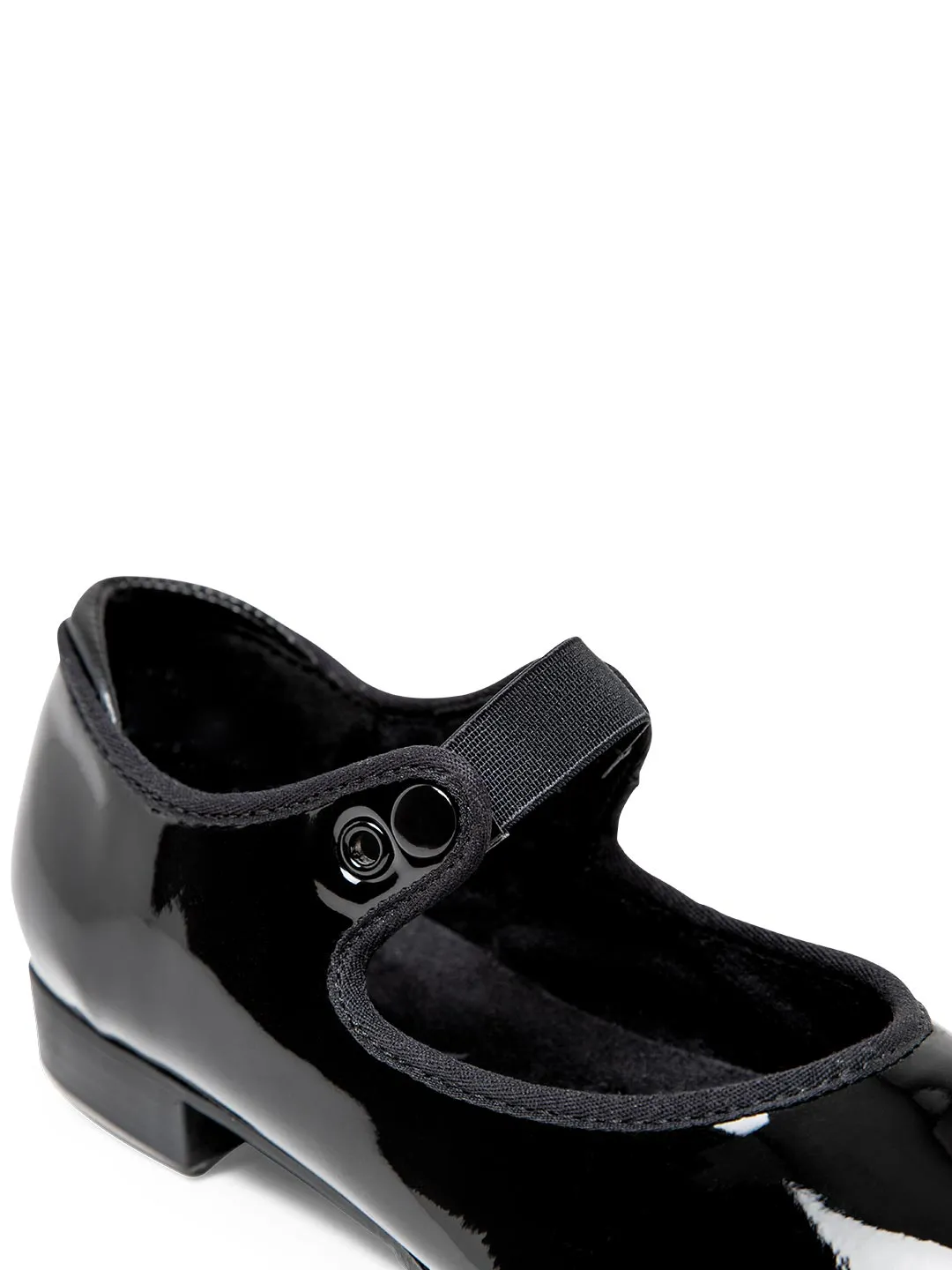 Capezio 356 | Shuffle Tap Shoes with Fastening Elastics