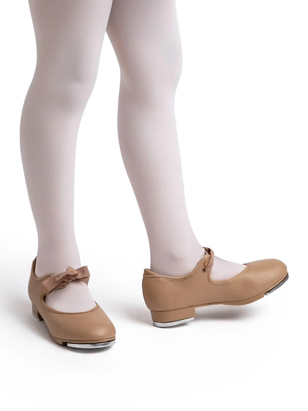 Capezio 356 | Shuffle Tap Shoes with Fastening Elastics