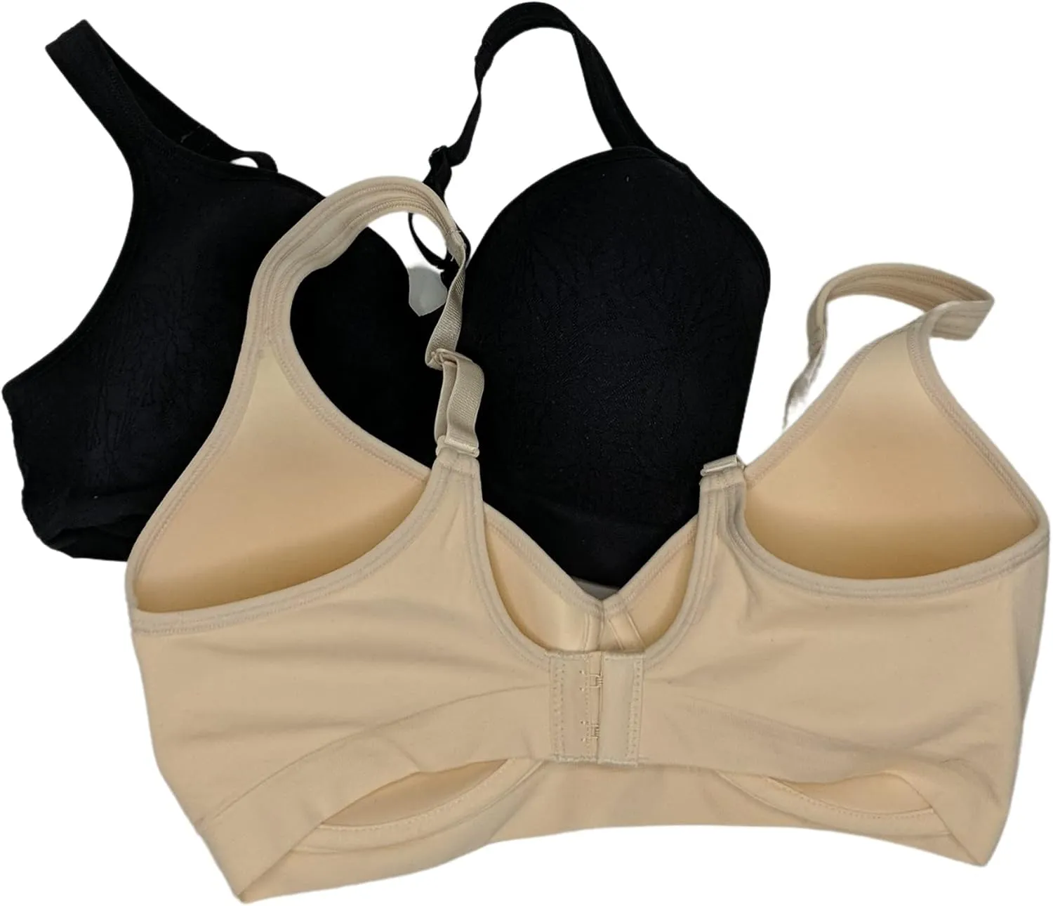 Carole Hochman Seamless Comfort Bra Wire Free Molded Cups Comfort Straps (2 Pack)