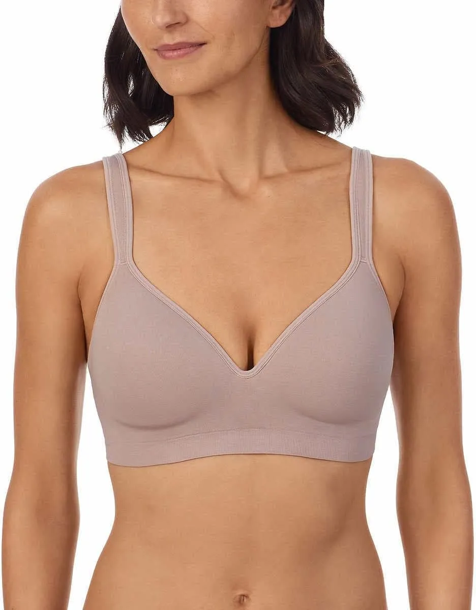 Carole Hochman Seamless Comfort Bra Wire Free Molded Cups Comfort Straps (2 Pack)