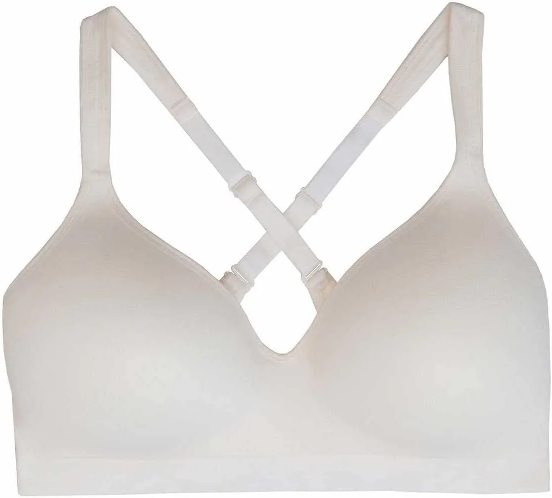 Carole Hochman Seamless Comfort Bra Wire Free Molded Cups Comfort Straps (2 Pack)