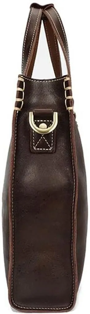 CSCDD Layer Cowhide Leather Handbag Single Shoulder Type Crossbody Bag Computer Leather Men's Bag Men's Briefcase
