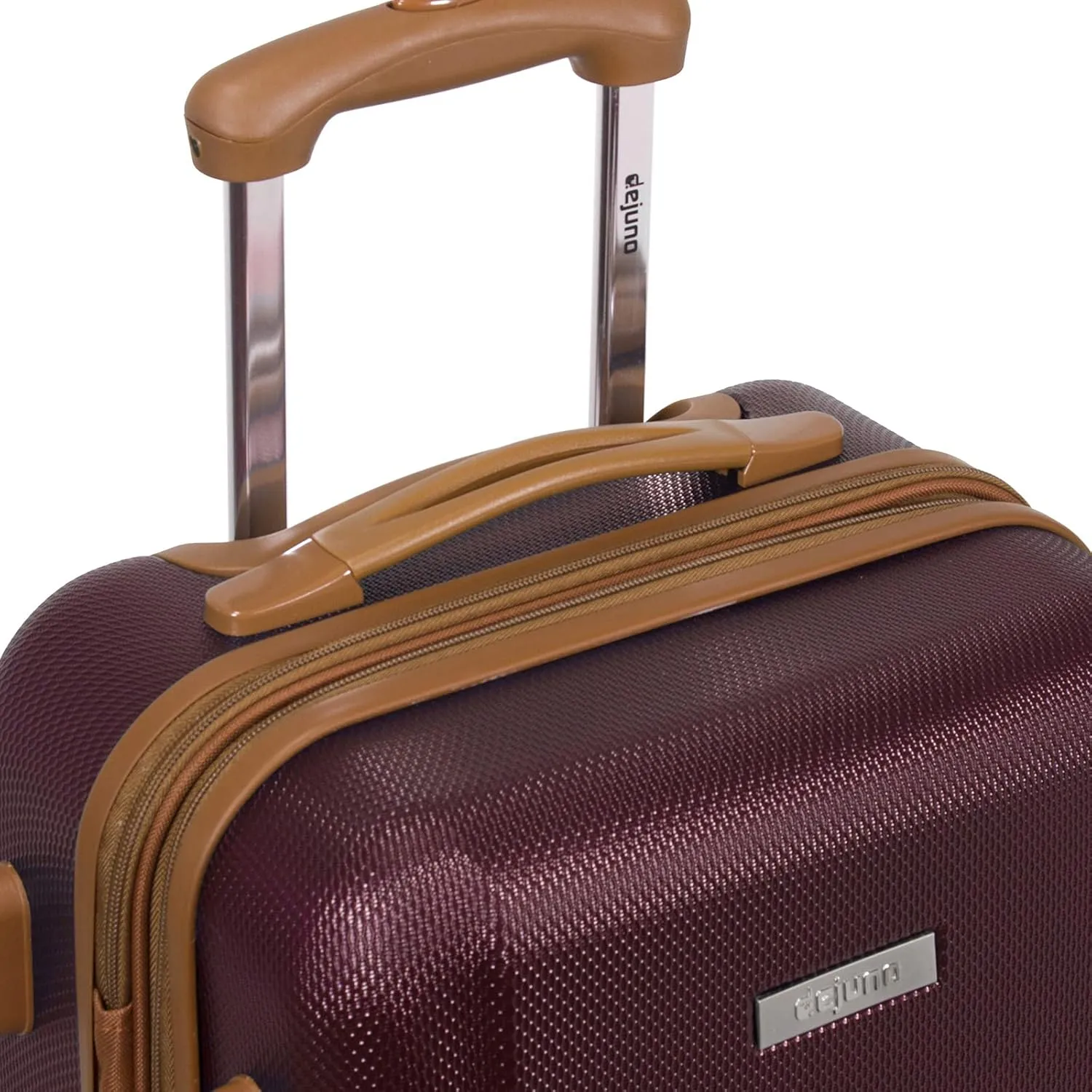 Dejuno Legion New Generation 3-pc Hardside Spinner TSA Combination Lock Luggage, Burgundy, 3-Piece Set