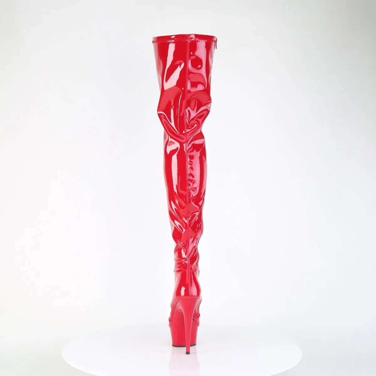 DELIGHT-4000 Pleaser Red Sexy Platform Shoes (Pole Dancing Heels)