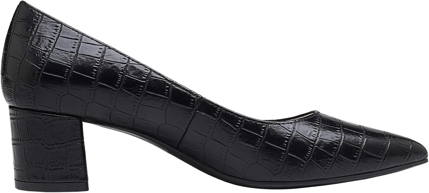 DREAM PAIRS Women??s Chunky Low Block Heels Closed Toe Dress Pumps Shoes