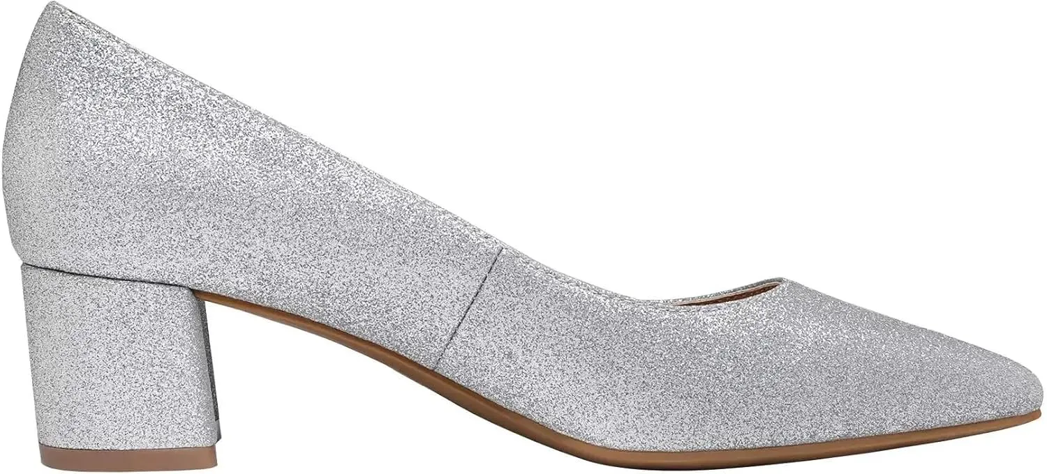 DREAM PAIRS Women??s Chunky Low Block Heels Closed Toe Dress Pumps Shoes