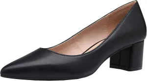 DREAM PAIRS Women??s Chunky Low Block Heels Closed Toe Dress Pumps Shoes