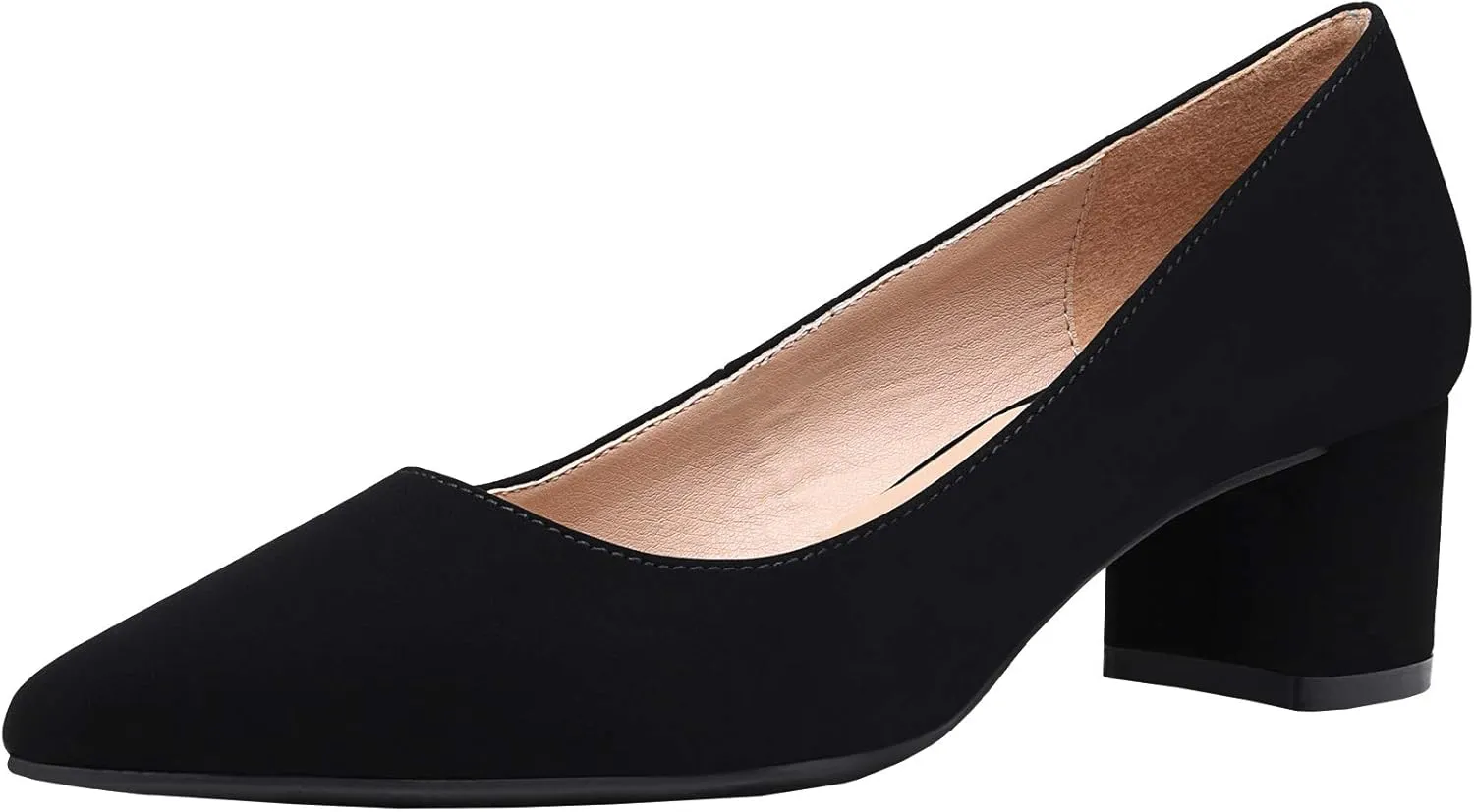 DREAM PAIRS Women??s Chunky Low Block Heels Closed Toe Dress Pumps Shoes