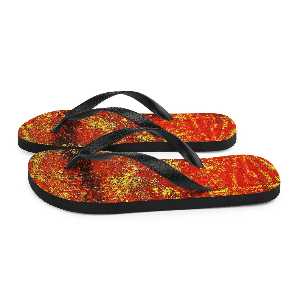 Fantasy Red Flip-Flops