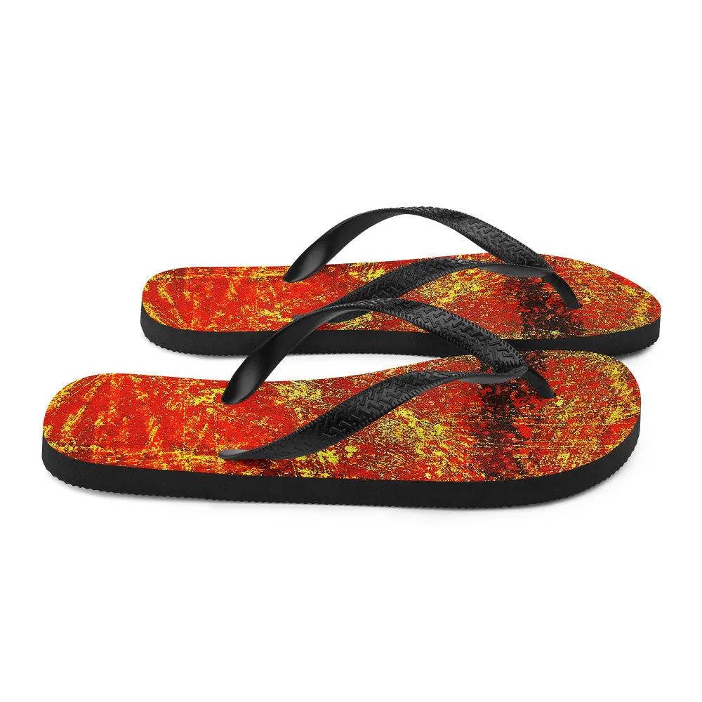 Fantasy Red Flip-Flops