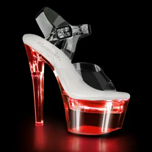 FLASHDANCE-708 Pleaser Clear Sexy Platform Shoes (Pole Dancing Heels)