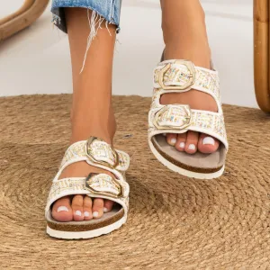 Galia White Sandal