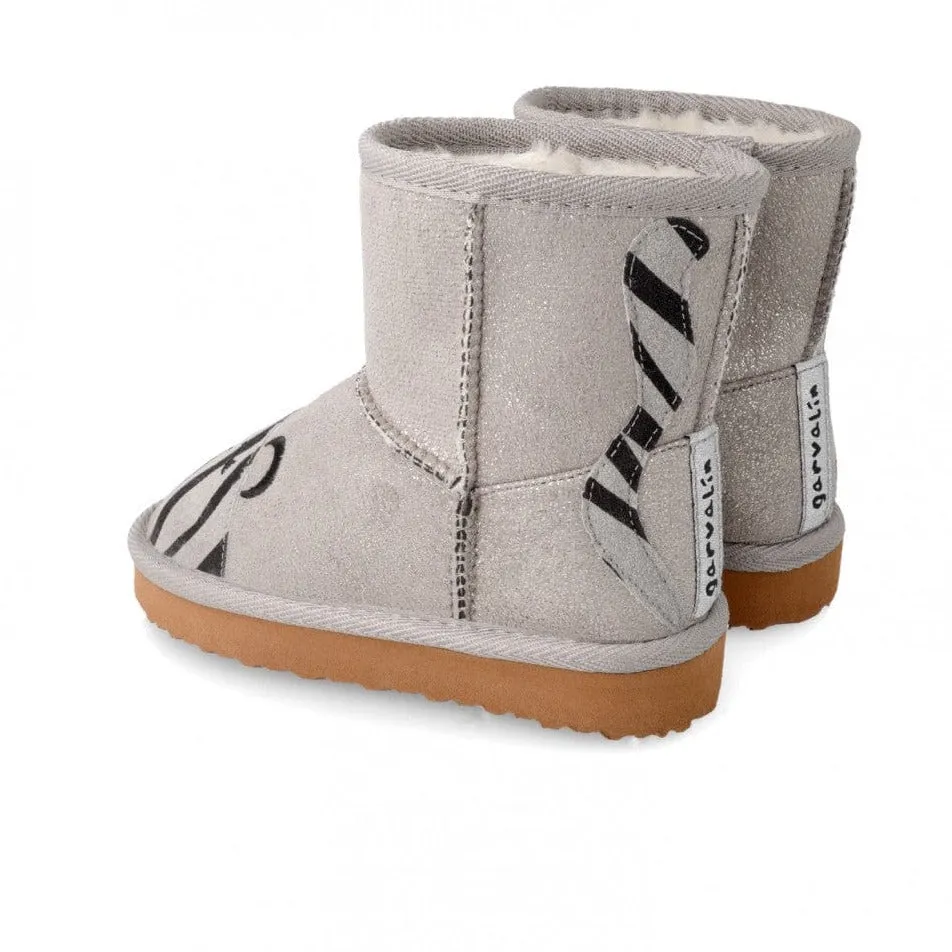 Garvalin 221841-A Girls Winter Boots - Gris (Grey)