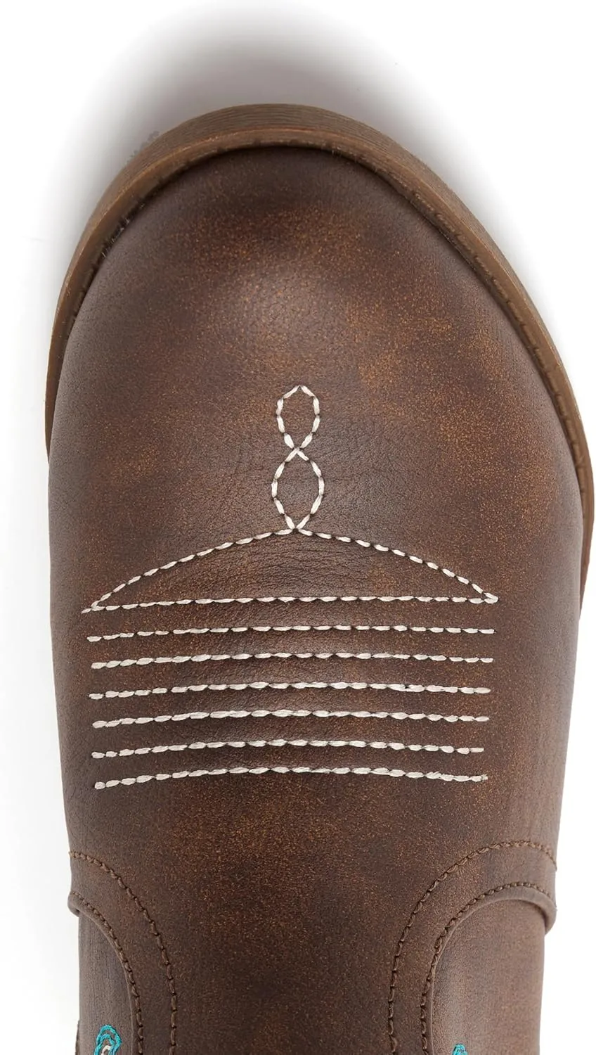 Girls Kids Western Boots Embroidered Cowgirl Cowboy Boots Girls Mid Calf Riding Shoes Little Kid/Big Kid