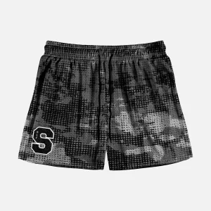 Gray Urban Camo Shorts - 5"