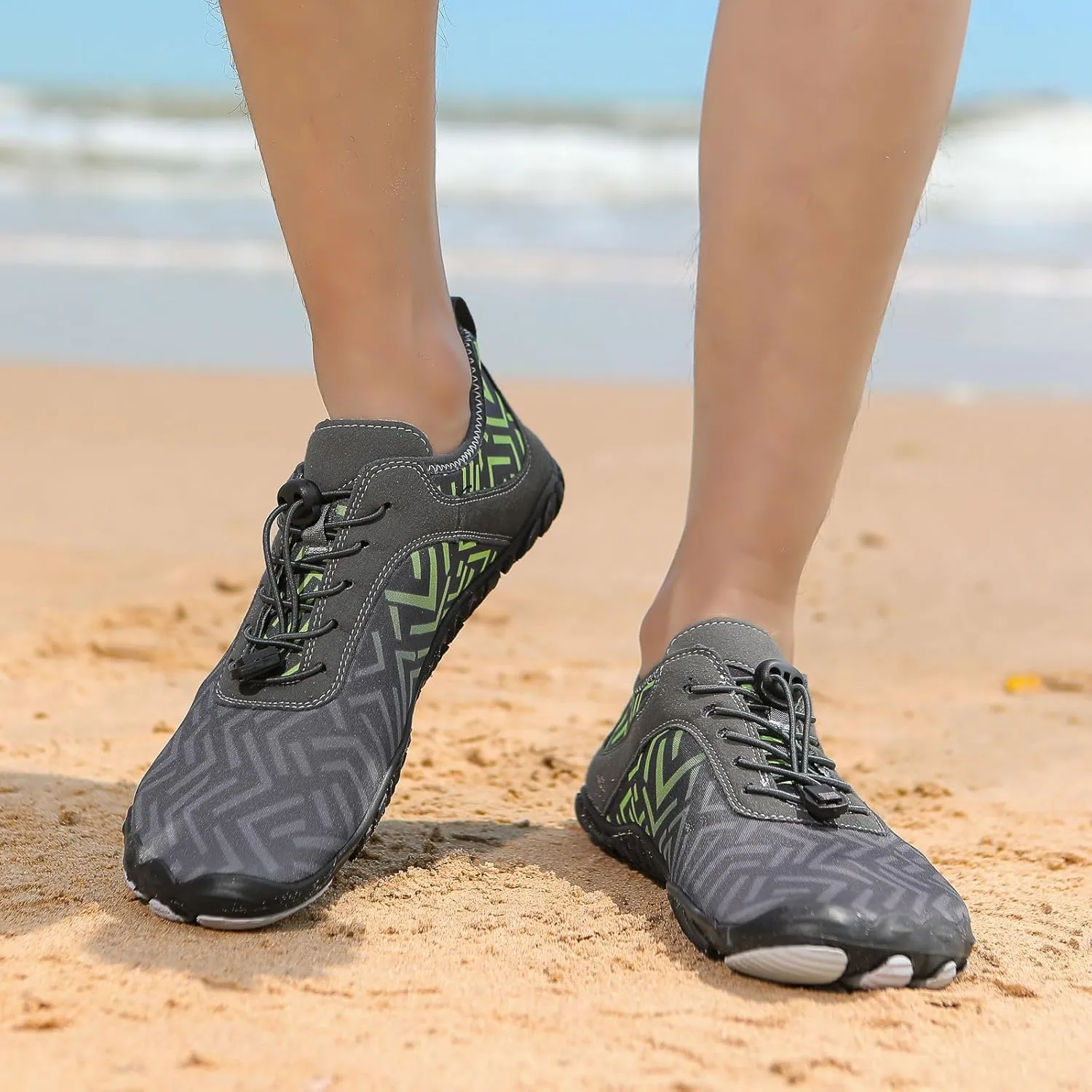 Hiking Shoes for Women Men Hike Pro Barefoot Shoes Wide Toe Box Non-Slip Walking Shoes Quick-Dry Aqua Sock Barefoot Beach Swim Shoes Outdoor Hiking Footwear Unisex