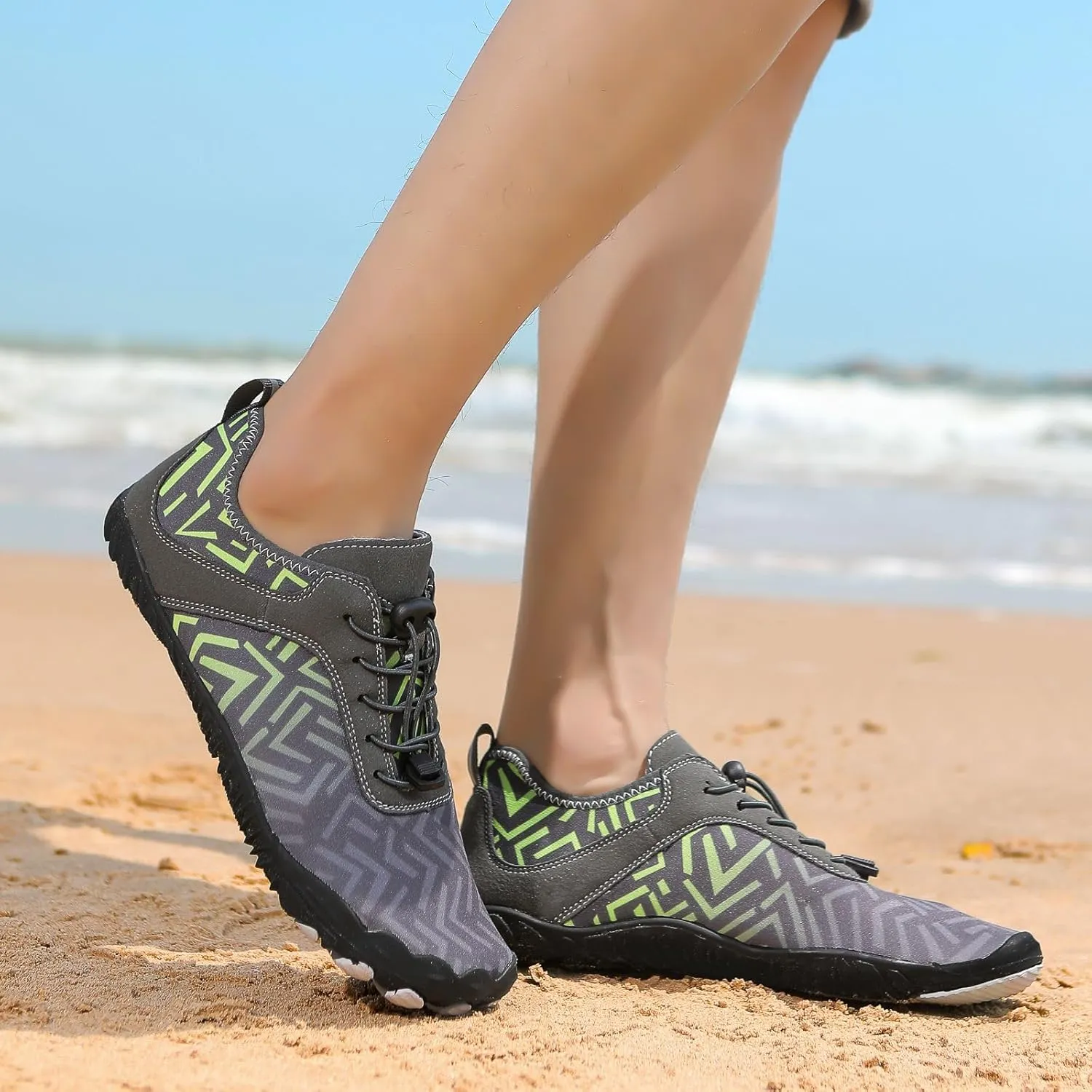 Hiking Shoes for Women Men Hike Pro Barefoot Shoes Wide Toe Box Non-Slip Walking Shoes Quick-Dry Aqua Sock Barefoot Beach Swim Shoes Outdoor Hiking Footwear Unisex