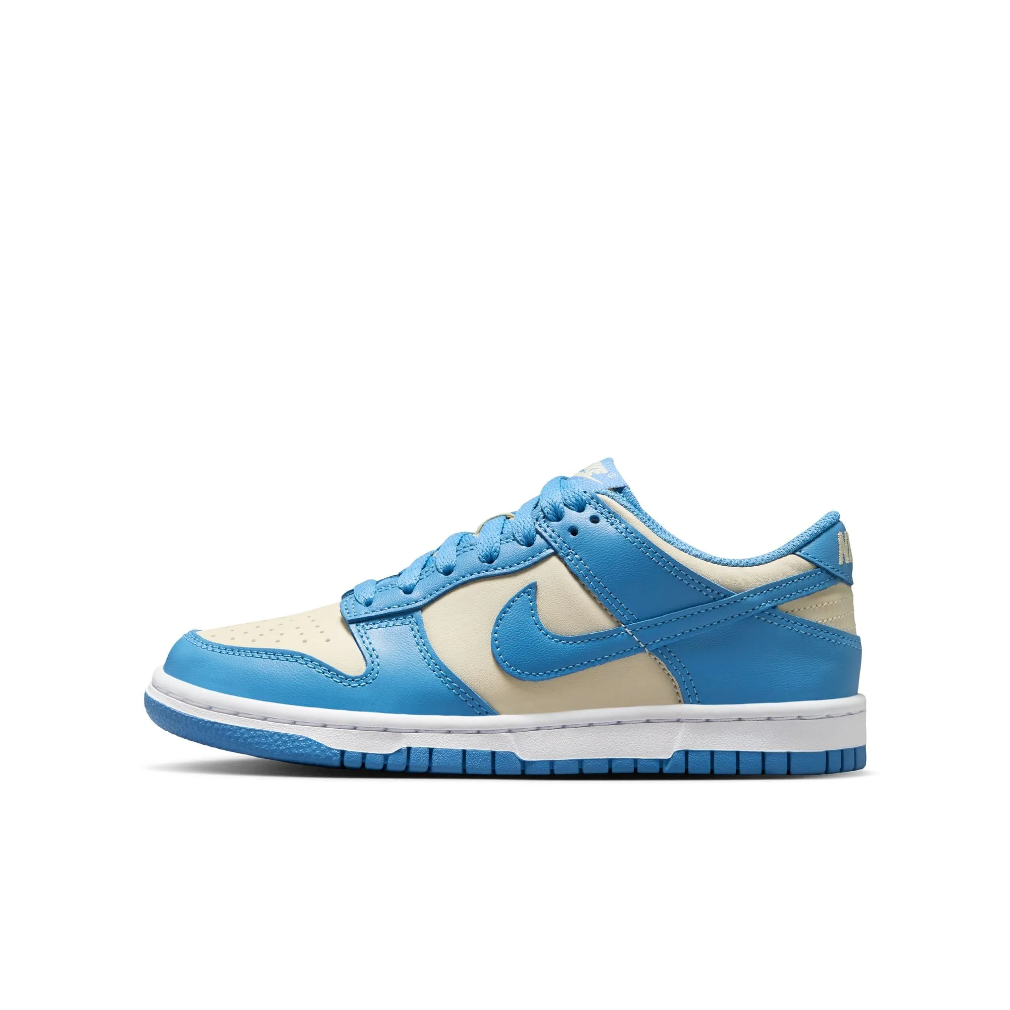 KIDS NIKE DUNK LOW GS (BLUE BEYOND/BEACH/WHITE)