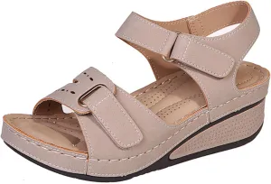 Ladmiple Orthopedic Sandals For Women Dressy Summer Arch Support Slides for Plantar Fasciitis Comfort Orthotic Flip Flops