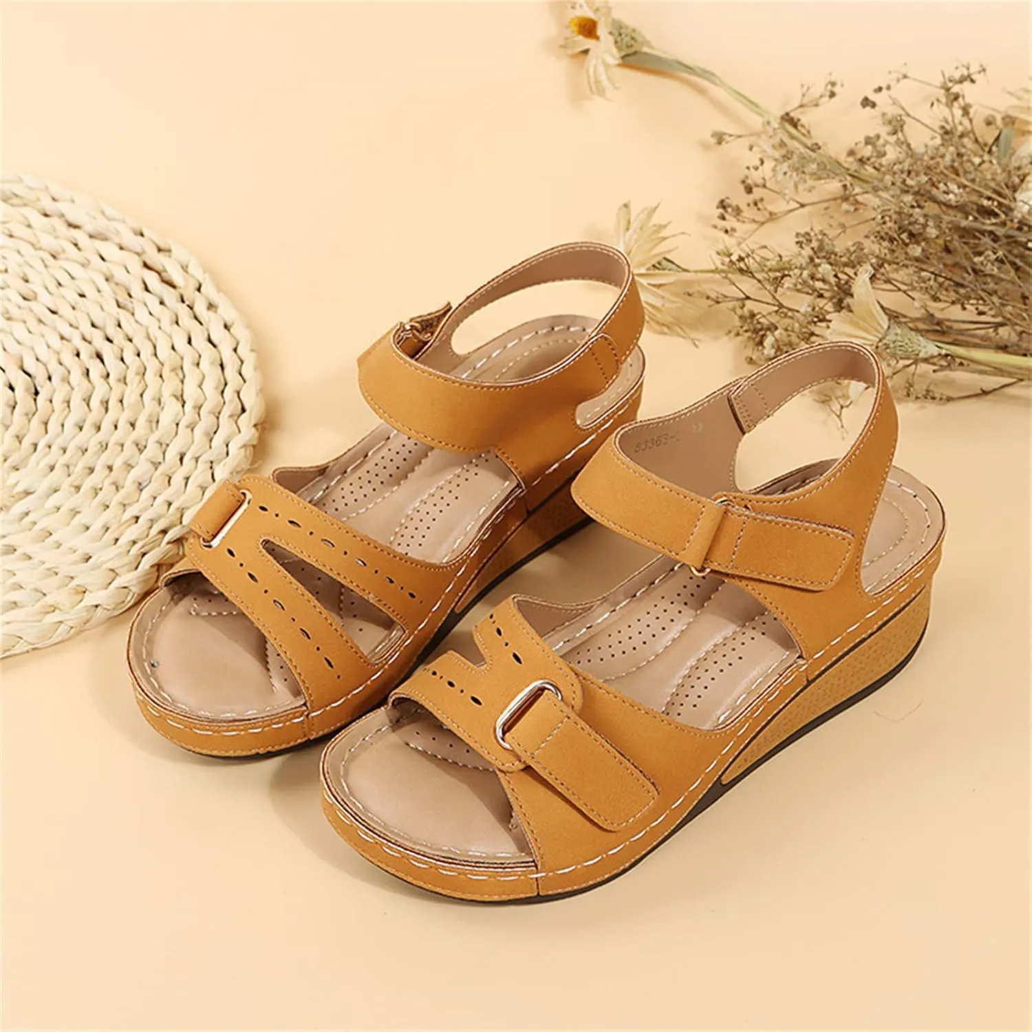 Ladmiple Orthopedic Sandals For Women Dressy Summer Orthotic Flips Flops Comfortable Arch Support for Flat feet Slides