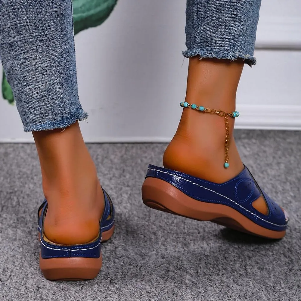 Ladmiple Sandals Women Beach Cute Comfortable Orthopedic Slides Dressy Casual Summer Walking Slip On Orthotic Flip Flops