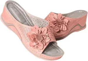 Ladmiple Sandals Women Dressy Summer Flat Flip Flops Comfort Orthotic Walking Sandals Open Toe Arch Support Orthopedic Slides