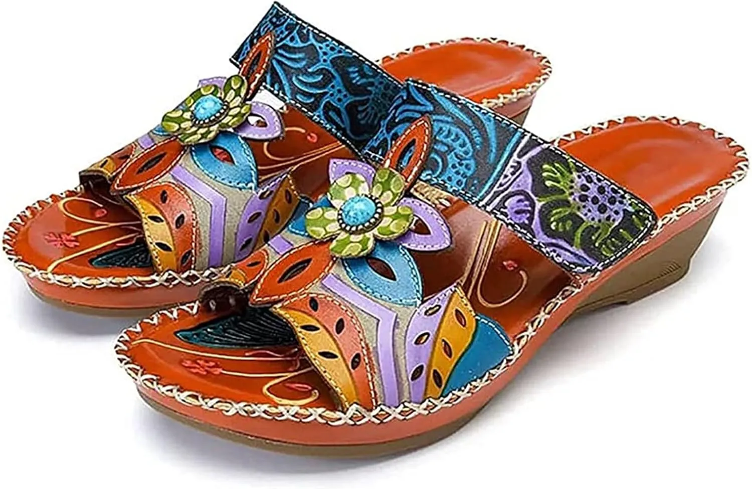 Ladmiple Womens Sandals Comfortable Arch Support Fashion Orthotic Slides Athletic Slip On Orthopedic Flip Flops Slippers
