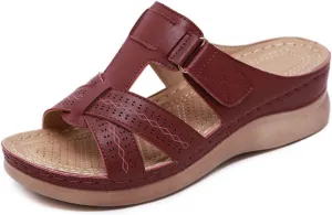 Ladmiple Womens Sandals Dressy Summer Fashion Orthotic Slides Slip On Slippers With Comfort Plantar Fasciitis Arch Support