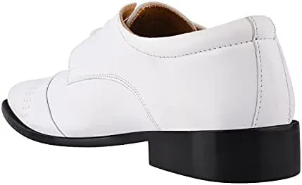 LIBERTYZENO Mens Croco Lizard Print Genuine Leather Adults Slip On & Lace Up Oxford Dress Shoes for Prom Graduation