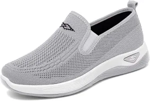 Lightweight Shoes for Women Casual Loafers Womens Slip On Deck Shoe Breathable Comfortable Work Walking Shoes Summer