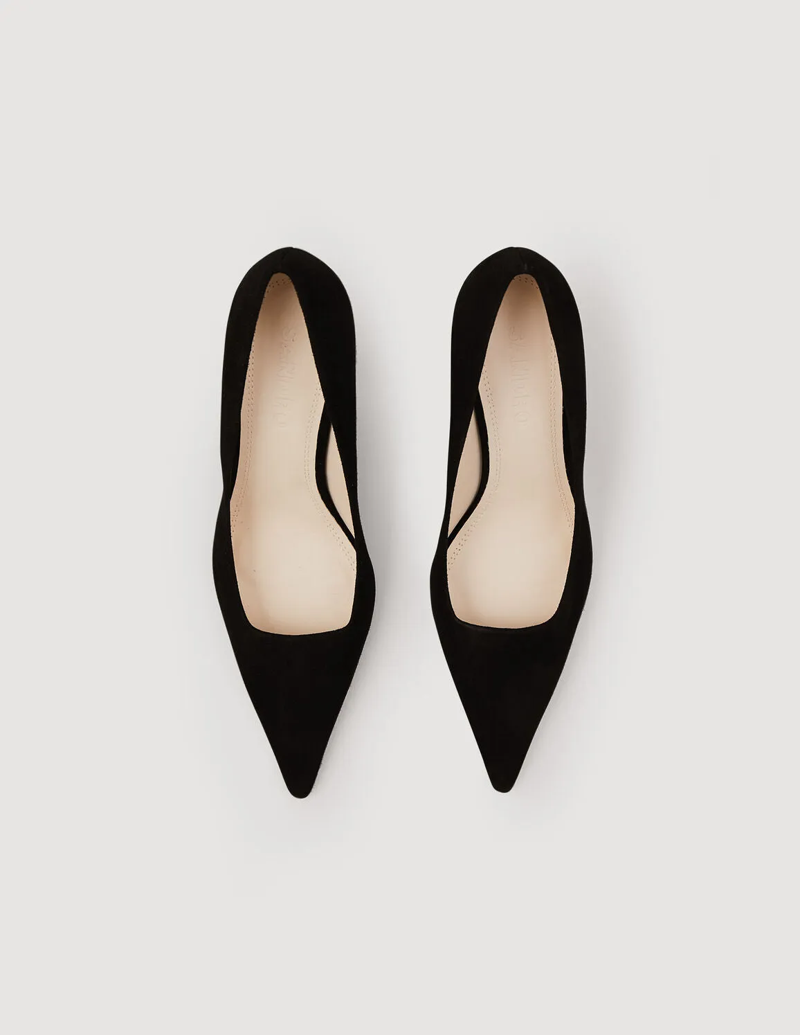 Linda Suede Pumps Black