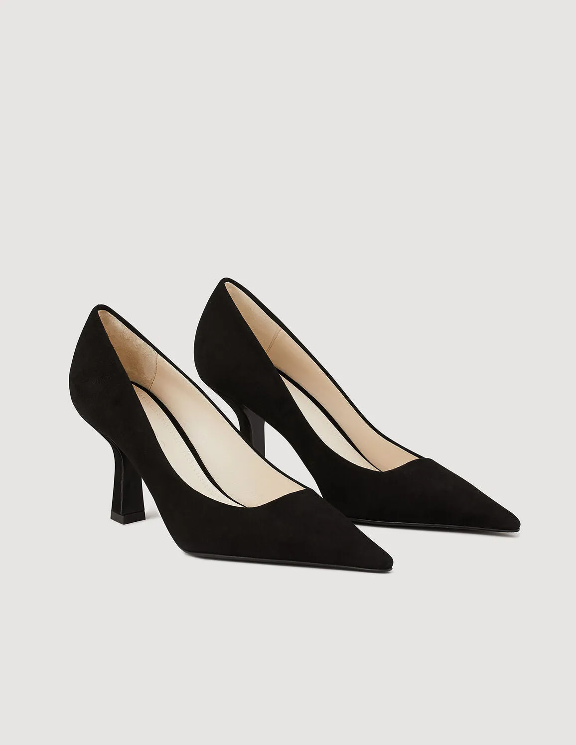Linda Suede Pumps Black