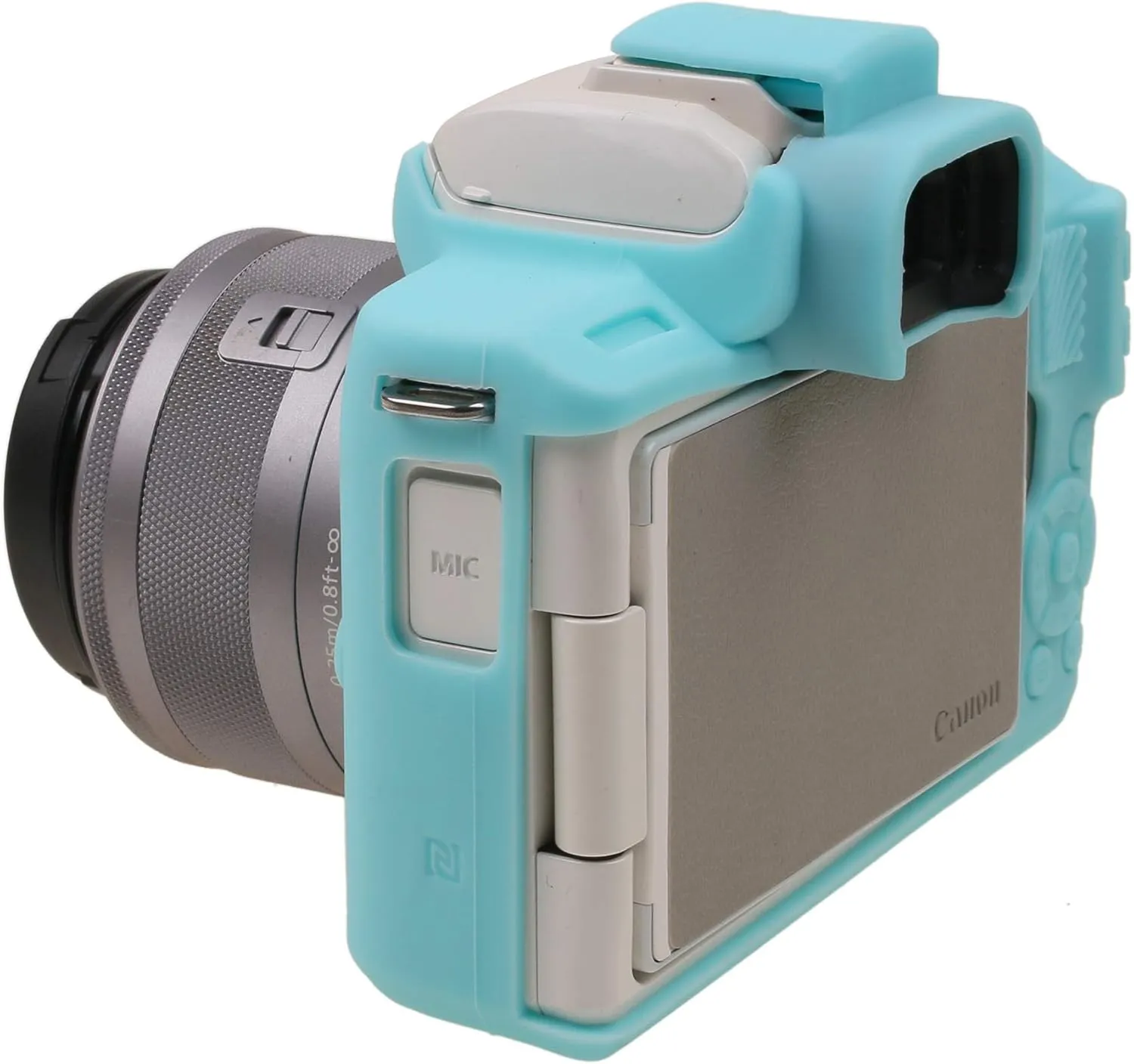 M50 Silicone Cover, TUYUNG Rubber Silicone Camera Case Cover Skin for Canon EOS M50 Digital Camera, Blue