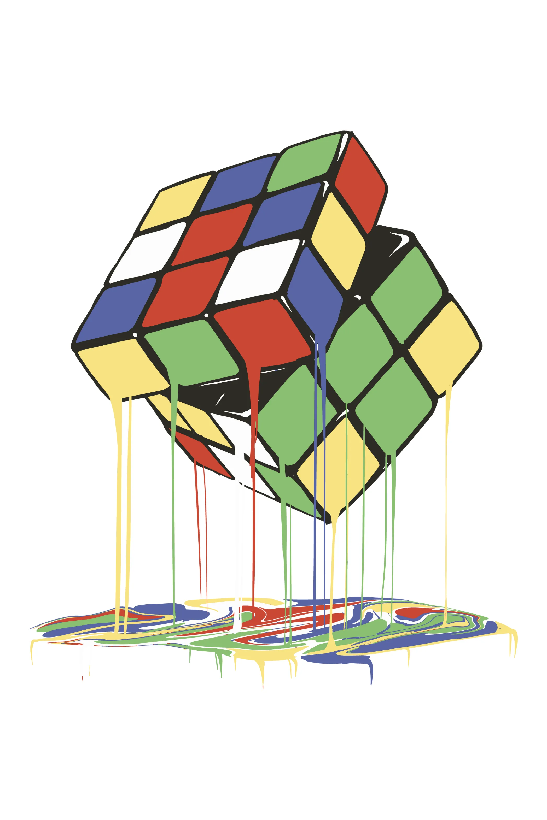 Magic Melts Cube Printed T-shirt for men