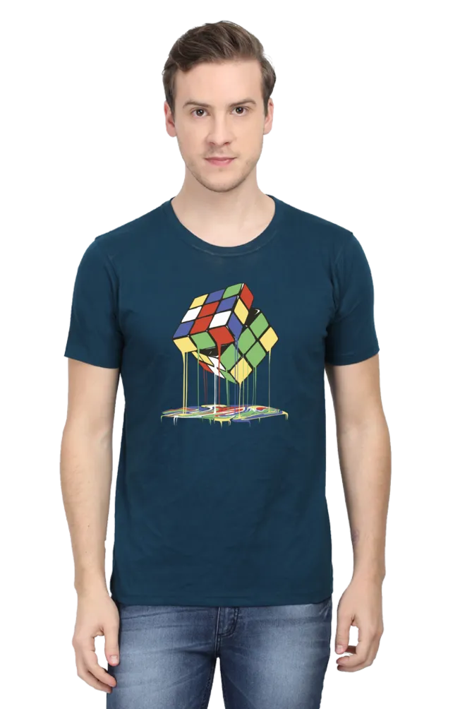 Magic Melts Cube Printed T-shirt for men