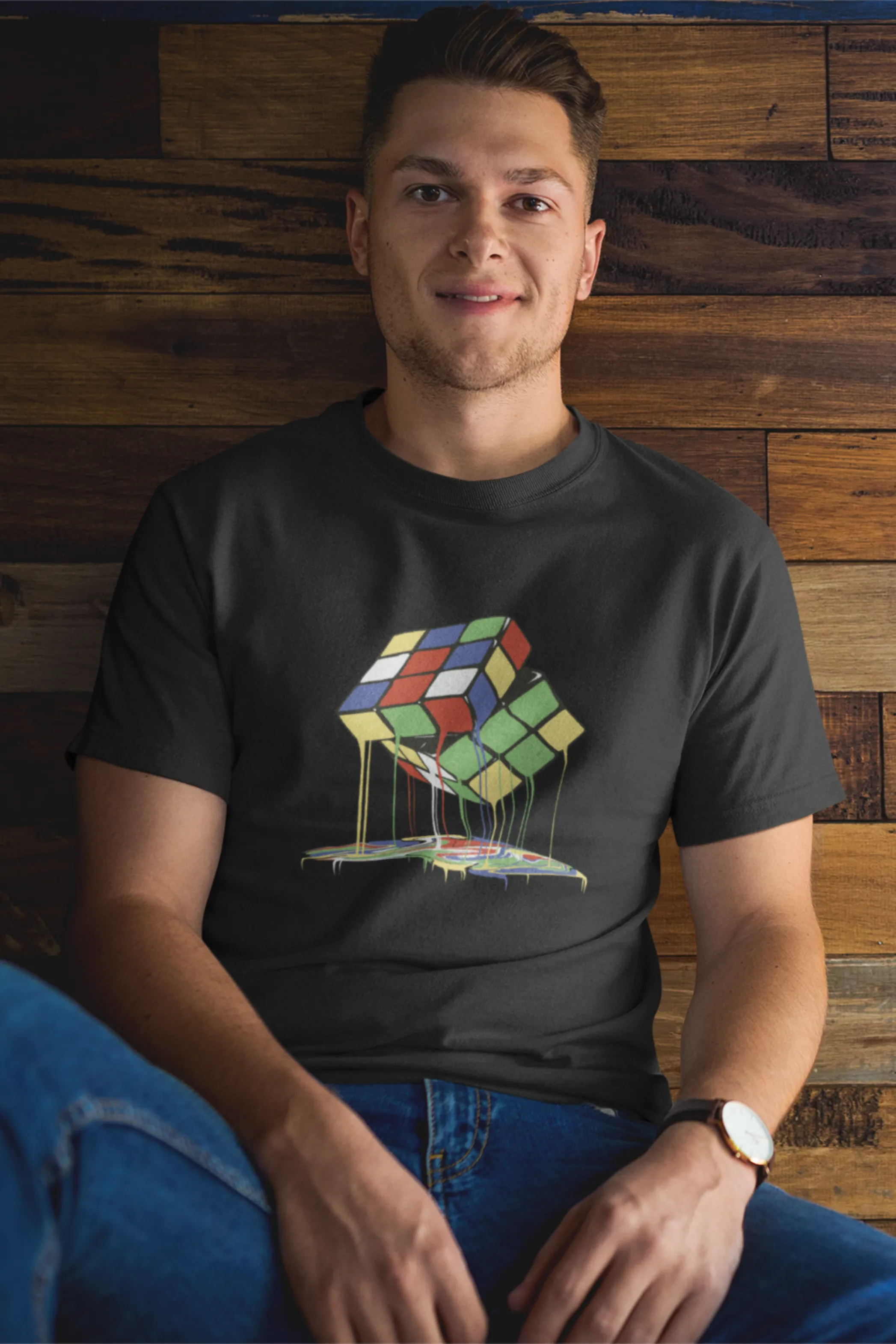 Magic Melts Cube Printed T-shirt for men